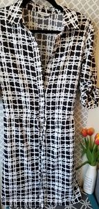 Calvin Klein Button up & Tied Summer Dress